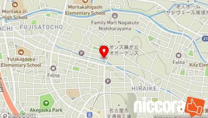 の地図 株式会社NextDoor IT コンサルタント で 長久手市