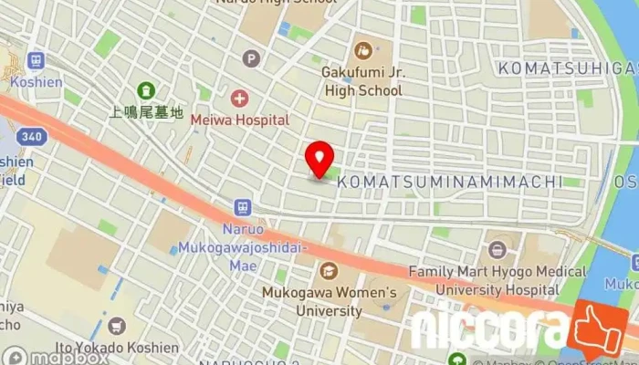 の地図 株式会社 OfficeK パソコン修理店, 文具・事務用品店, オフィス家具店 で 西宮市