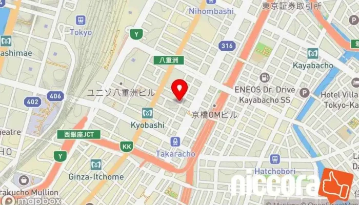 の地図 株式会社P&Pビジネスコンサルティング IT コンサルタント で 中央区