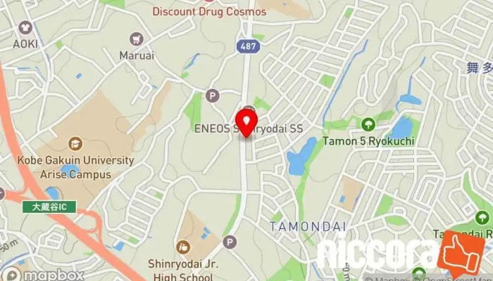 の地図 株式会社RABBIT KNOT IT コンサルタント, 教育コンサルタント, エンジニア, グラフィック デザイナー, 学習センター, ウェブ デザイナー で 神戸市