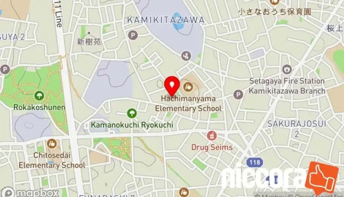 の地図 株式会社RECOMO 人事コンサルティング で 世田谷区
