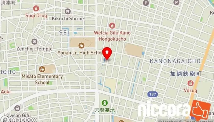 の地図 株式会社resolve ソフトウェア企業, インターネット マーケティング業 で 岐阜市