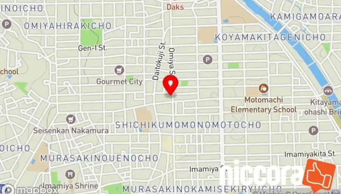 の地図 株式会社リンクゲイン ウェブ ホスティング会社, IT コンサルタント, 店舗 で 京都市