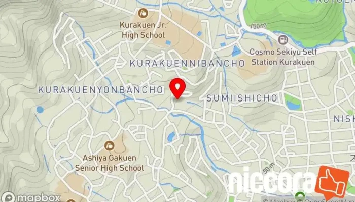 の地図 株式会社ロンレディ IT コンサルタント で 西宮市