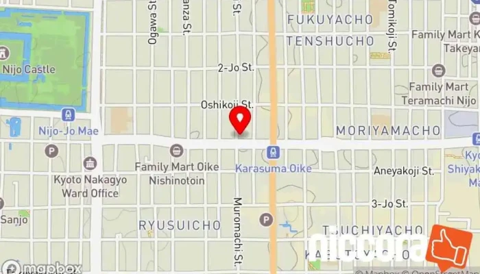 の地図 株式会社センスタイムジャパン ソフトウェア企業 で 京都市