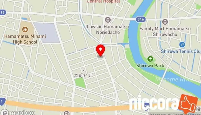 の地図 株式会社SK IT コンサルタント で 浜松市