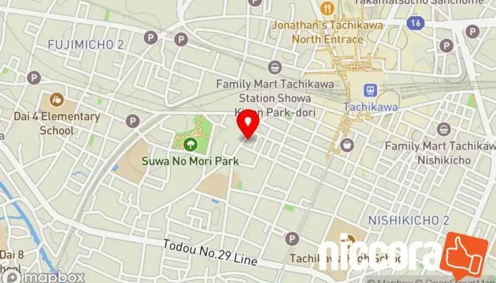 の地図 株式会社スタジオタッツ IT コンサルタント, 広告代理店, ウェブ デザイナー で 立川市