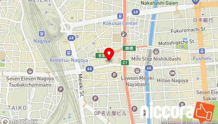 の地図 株式会社ティーアクエリアス IT コンサルタント で 名古屋市