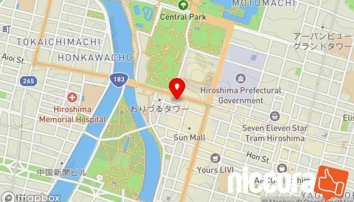 の地図 株式会社ウェブナス IT コンサルタント, インターネット マーケティング業, ウェブ デザイナー で 広島市