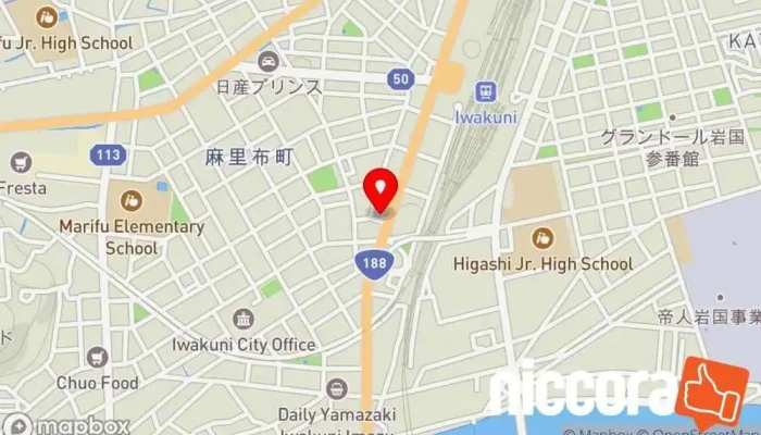 の地図 株式会社ヴァリアスコンサルティング コンサルタント で 岩国市