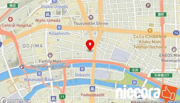 の地図 株式会社WEBSTAGE大阪支店 IT コンサルタント, インターネット マーケティング業, ウェブ デザイナー で 大阪市