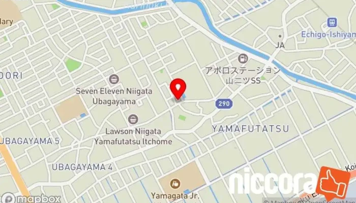 の地図 株式会社YAMABE 新潟オフィス IT コンサルタント で 新潟市