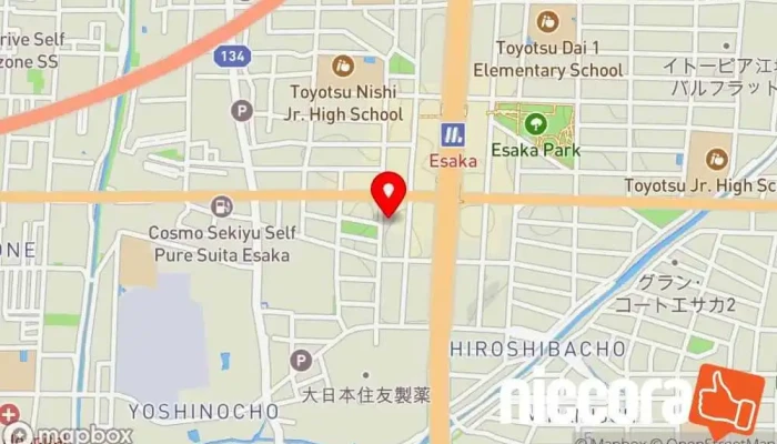 の地図 株式会社ジェイ・エヌ・エス コンピューター サポート、サービス で 吹田市