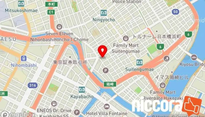 の地図 株式会社ジャズインタープレイ IT コンサルタント で 中央区