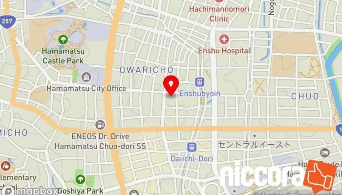 の地図 株式会社ゾディアック ソフトウェア企業 で 浜松市