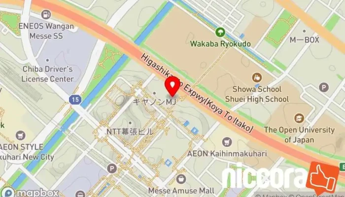 の地図 住友ケミカルエンジニアリングセンタービル 商業地, 建設請負業者 で 千葉市
