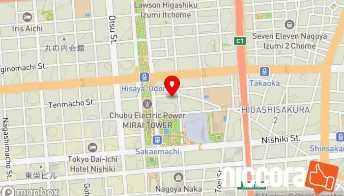 の地図 （株）中部経営計算センター IT コンサルタント, コンピューター サポート、サービス で 名古屋市