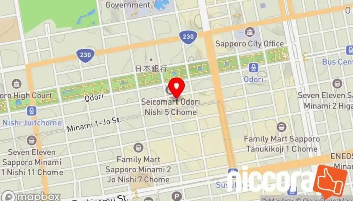 の地図 ㈱アールズサポート IT コンサルタント, カルチャー スクール, 企業経営コンサルタント, コンピュータ教室, ソフトウェア企業 で 札幌市
