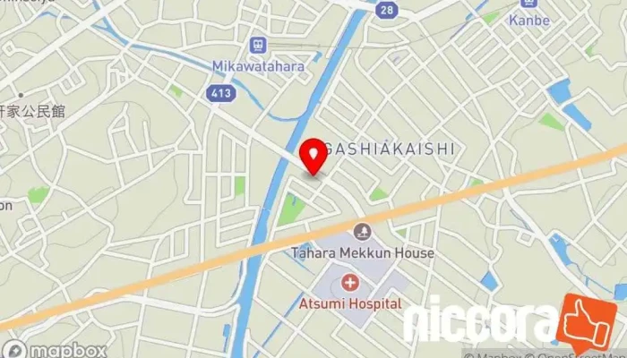 の地図 ㈱Around Power 企業経営コンサルタント で 田原市
