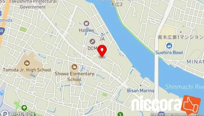 の地図 (株)アステート 職業紹介所 で 徳島市