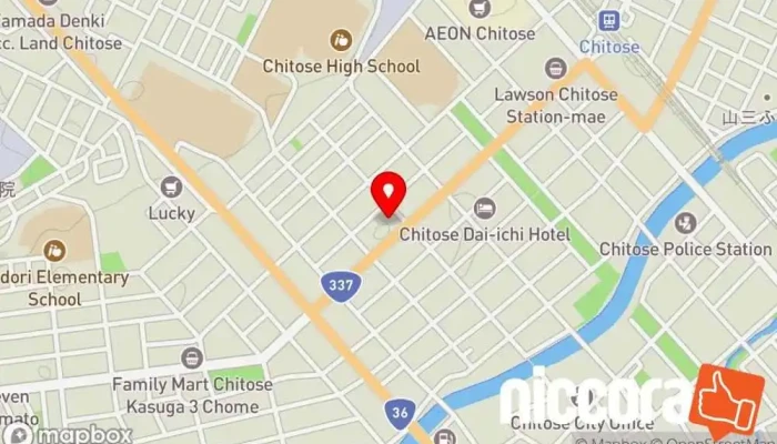 の地図 ㈱アウトソーシング 千歳営業所 人材派遣業 で 千歳市