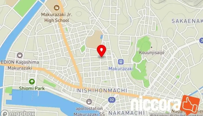 の地図 (株)ディ·シィ·ティ インターネット サービス プロバイダ, 企業のオフィス で 枕崎市