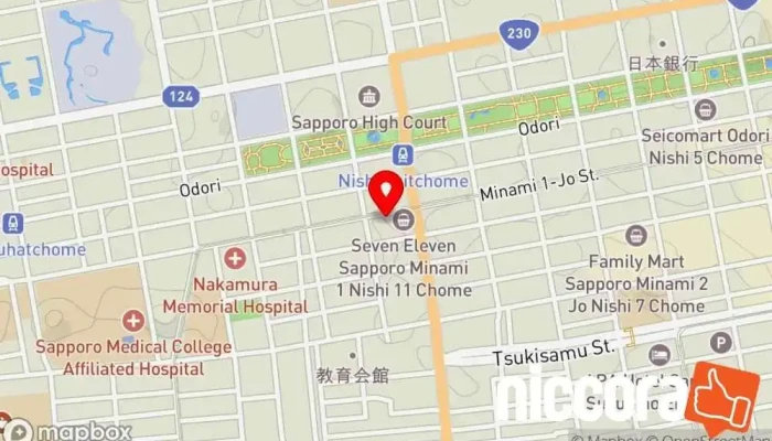の地図 ㈱エイブルコンピュータ技研 札幌支社 ソフトウェア企業 で 札幌市