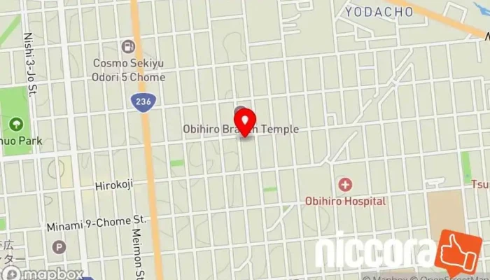 の地図 ㈱エイブルコンピュータ技研 ソフトウェア企業 で 帯広市