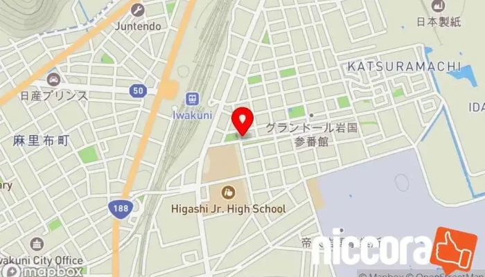 の地図 (株)エイト日本技術開発 岩国営業所 土木工学会社 で 岩国市
