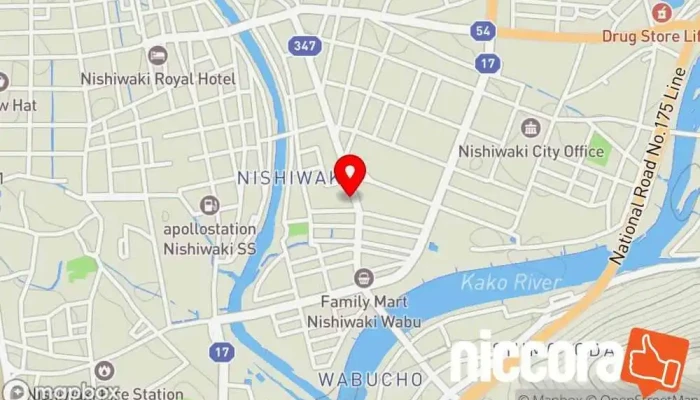 の地図 （株）エンタコンサルタント 西脇本社 環境コンサルタント で 西脇市