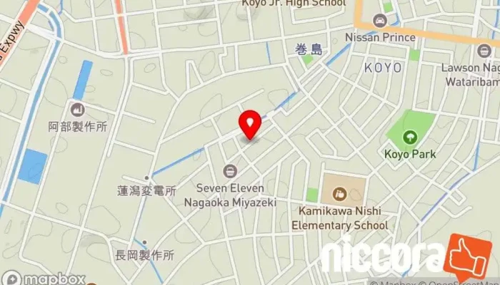 の地図 （株）エヌティーシー 建設会社 で 長岡市