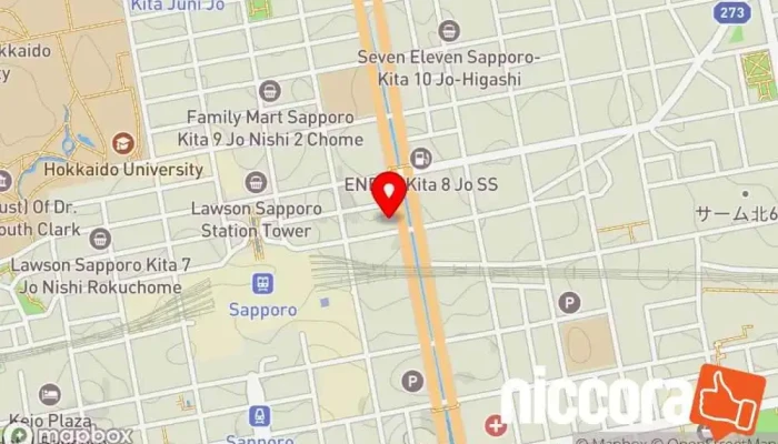 の地図 ㈱GSI 札幌本社 ソフトウェア企業, IT コンサルタント, 情報サービス業者 で 札幌市