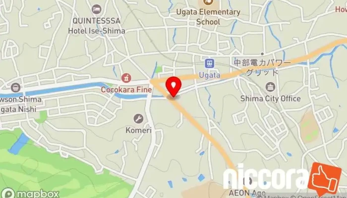 の地図 （株）ハイパーコミュニケーションズ IT コンサルタント, パソコン修理店, セキュリティー システム販売業者, ウェブ デザイナー で 志摩市