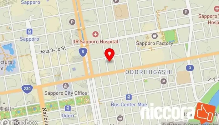の地図 ㈱HiSC 札幌本社 ソフトウェア企業 で 札幌市