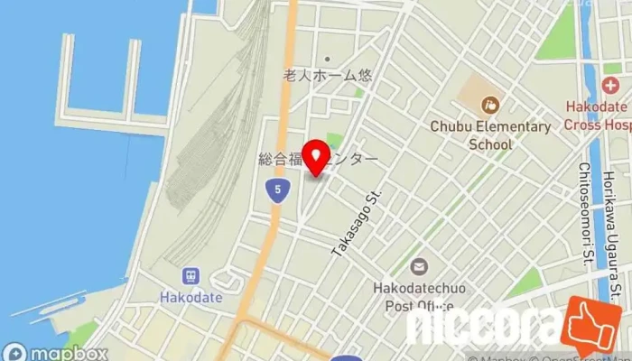 の地図 ㈱ ITソリューション 企業のオフィス で 函館市
