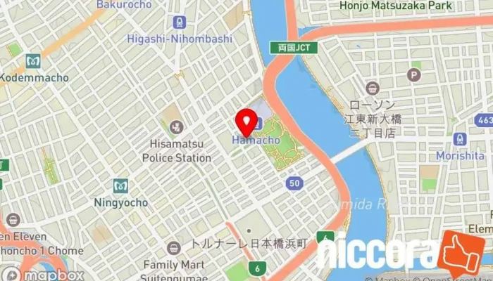 の地図 ㈱ IT&ストラテジーコンサルティング 企業経営コンサルタント で 中央区