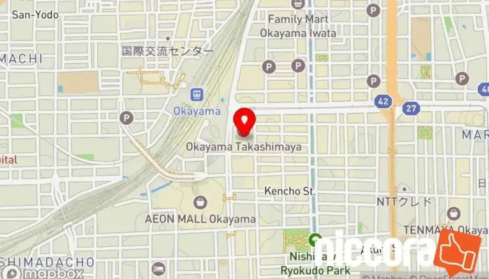 の地図 (株)キャリアプランニング 本社 人材派遣業, 職業紹介所, 人事コンサルティング で 岡山市