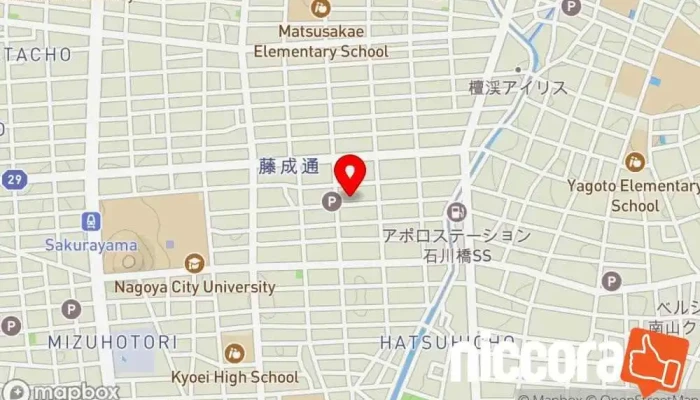 の地図 ㈱キュア ソフトウェア企業, IT コンサルタント で 名古屋市