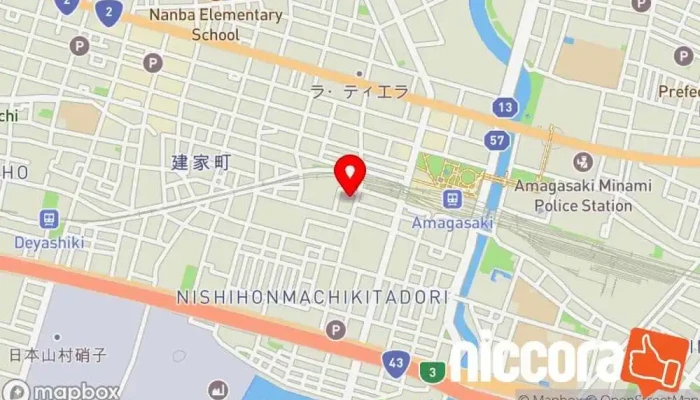 の地図 （株）ことうらシステム コンピューター サポート、サービス で 尼崎市