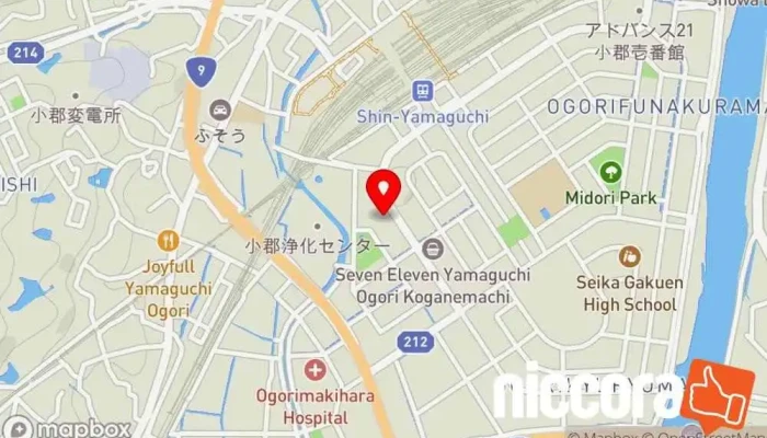 の地図 (株)マーブル 山口オフィス 企業のオフィス で 山口市
