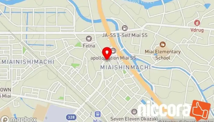 の地図 ㈱マイメッセージ（旧 TAKA未来創造コンサルティング） 企業のオフィス, 企業経営コンサルタント で 岡崎市