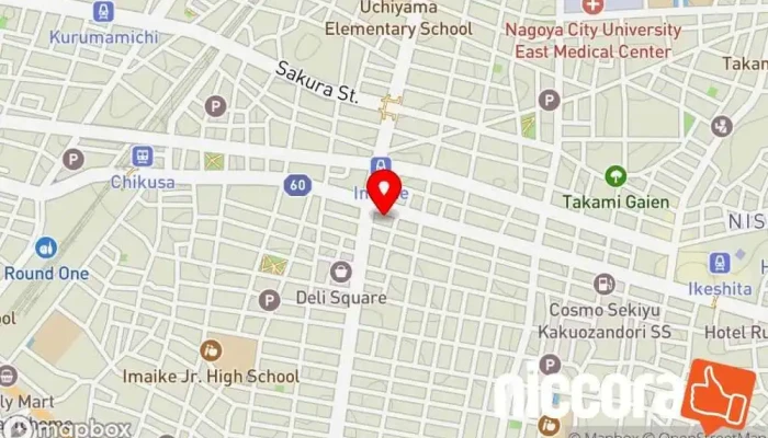 の地図 ㈱MSD 名古屋支社 IT コンサルタント, 企業のオフィス, 電気通信事業者 で 名古屋市