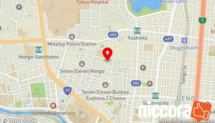 の地図 ㈱ネオ･ユニバース IT コンサルタント で 文京区