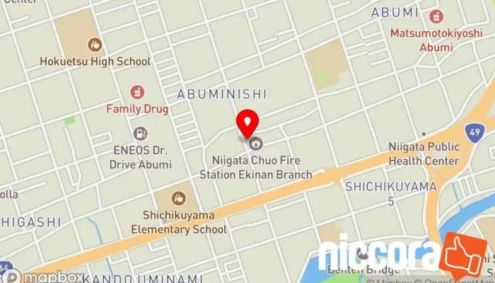 の地図 （株）ネットシスジャパン ソフトウェア企業 で 新潟市中央区