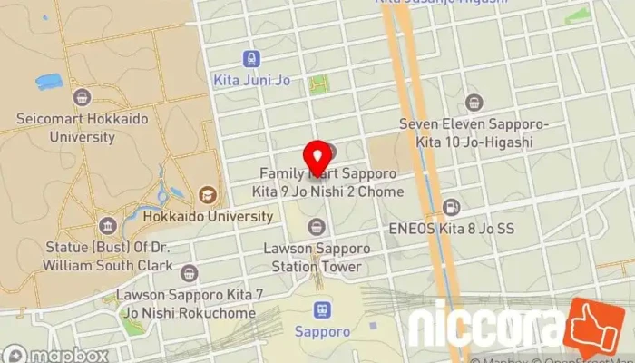 の地図 ㈱ノーステクノロジー 企業のオフィス で 札幌市