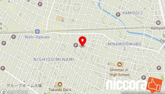 の地図 （株）ＮＯＤＥ 企業経営コンサルタント で 杉並区