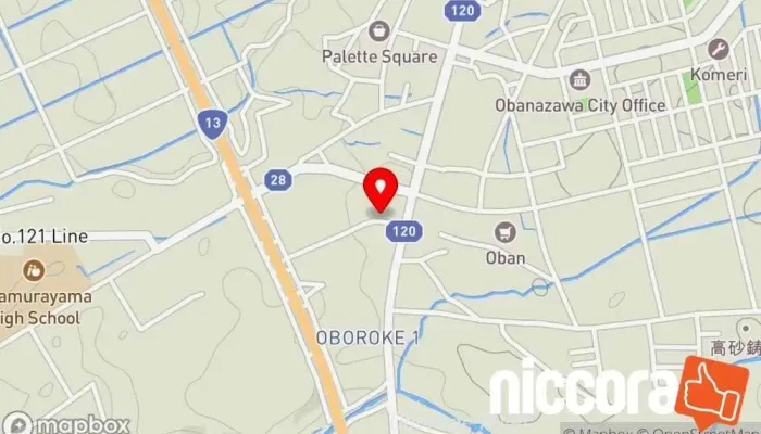の地図 ㈱オーティービー 旅行代理店 で 尾花沢市