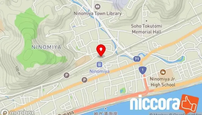 の地図 （株）オフィスコジマ 不動産仲介業 で 二宮町