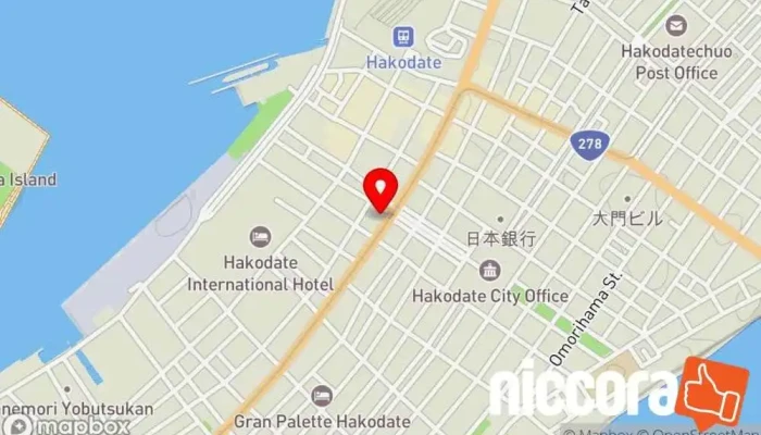 の地図 ㈱オルタナティブシー 函館R&D IT コンサルタント で 函館市