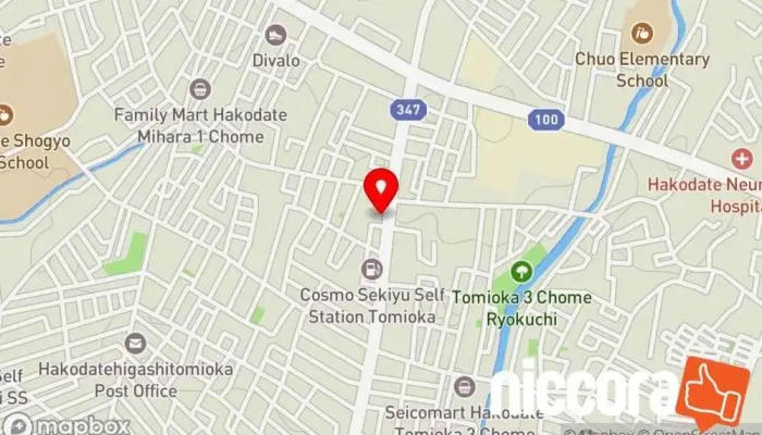 の地図 ㈱リッツ･コンピュータ ソフトウェア企業, インターネット マーケティング業 で 函館市